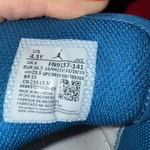 Nike Kids Blue and White Sneakers